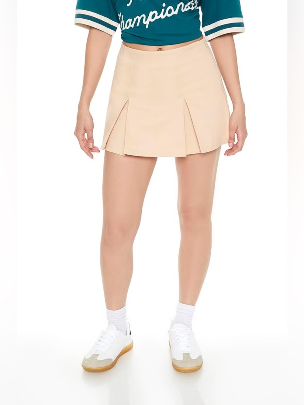 Forever 21 Women's Pleated Mini Skirt
